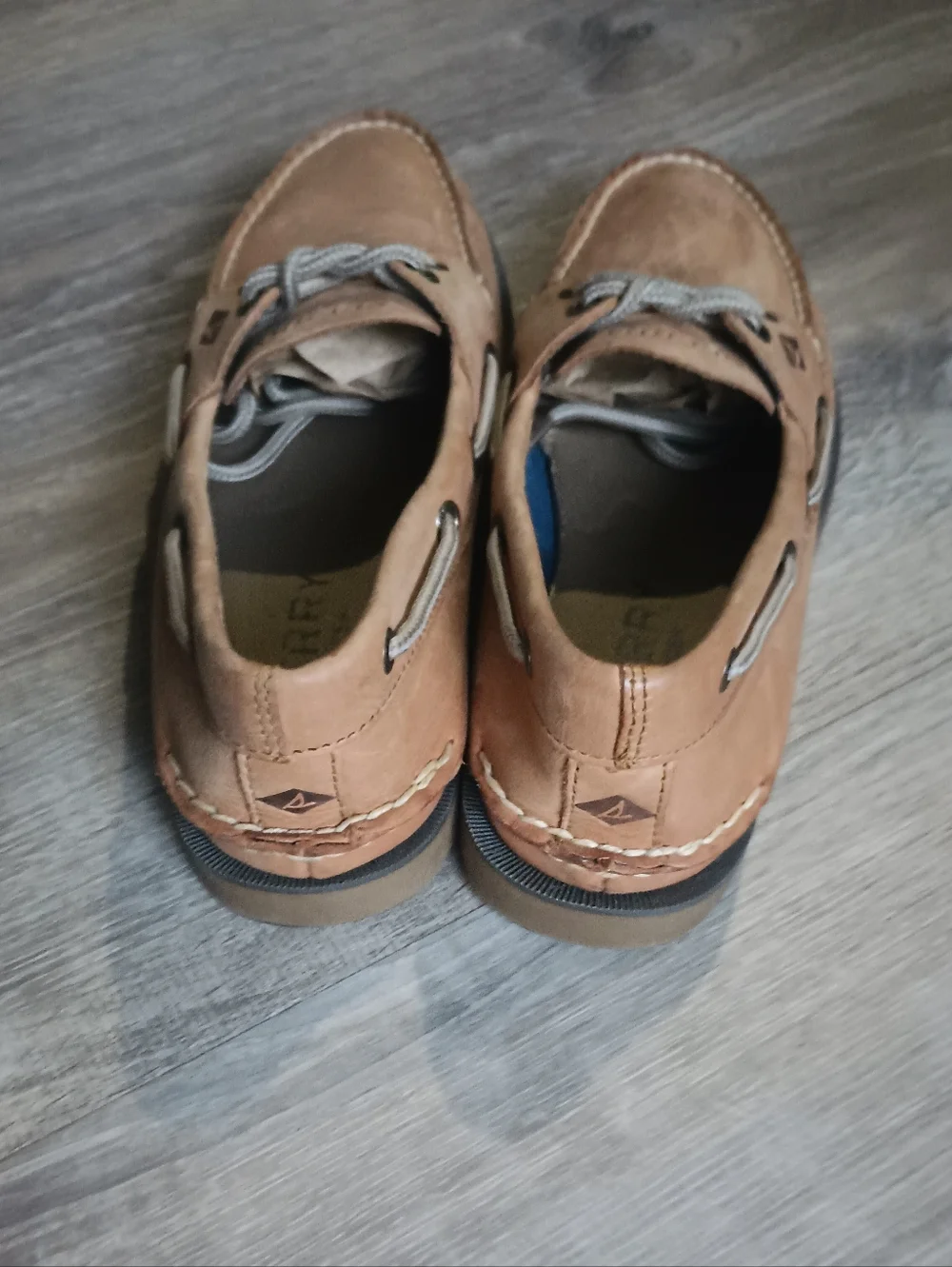 Sperry Authentic Original Leather Loafers (Tan) A-